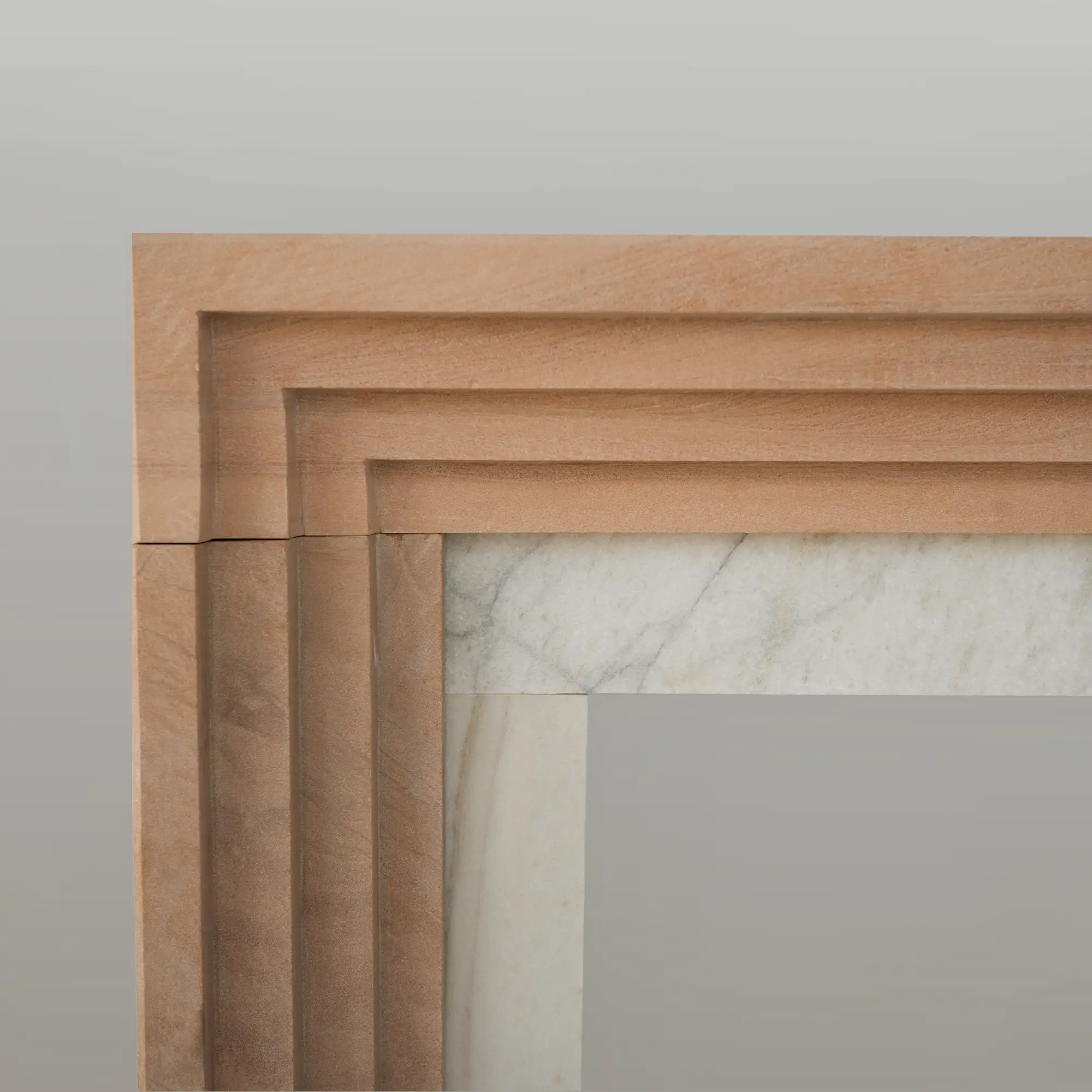 Fireplace Mantel Aristo Brown Universal Exports Jodhpur