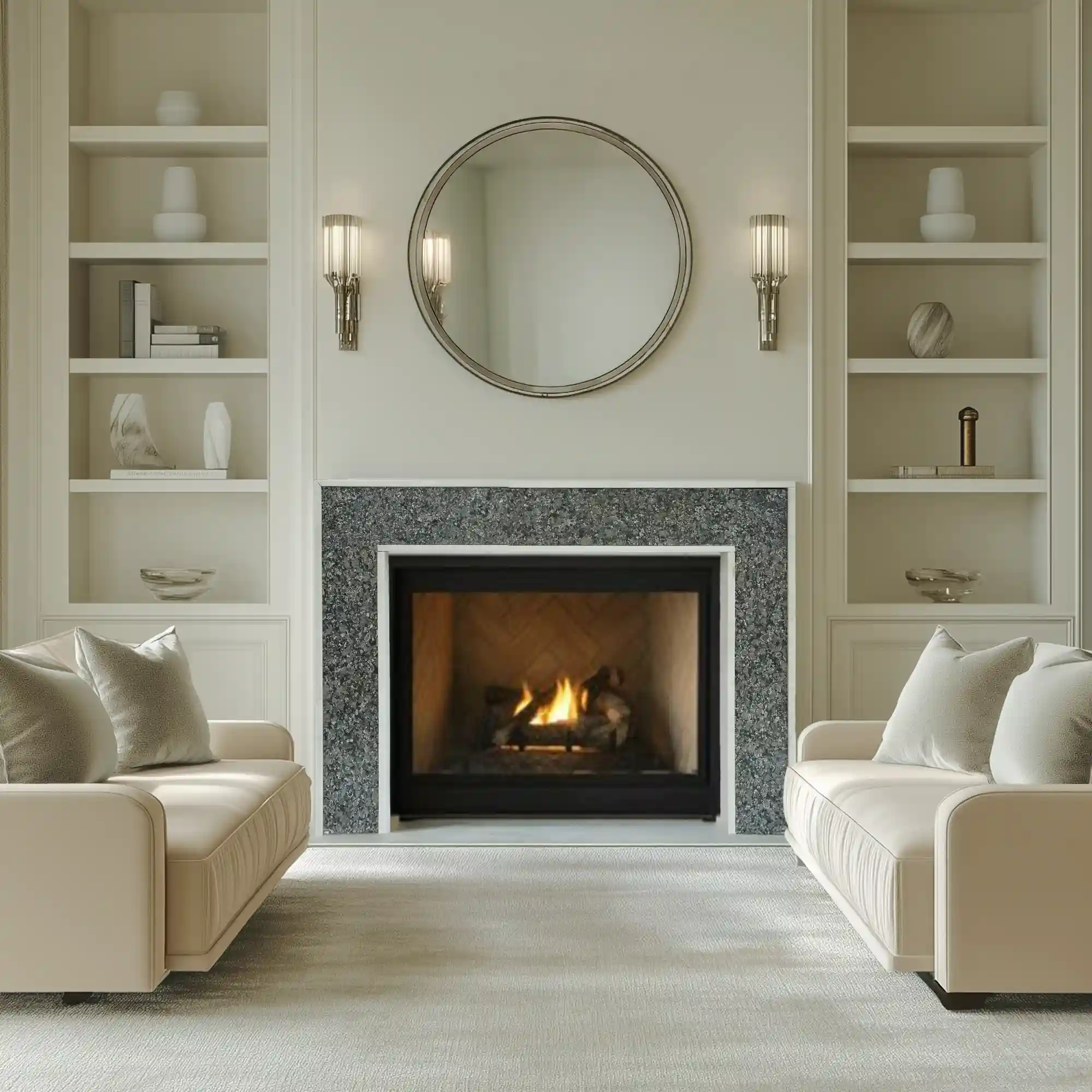 Snow Leopard Mantel and Fireplaces Expoter Universal Exports Jodhpur