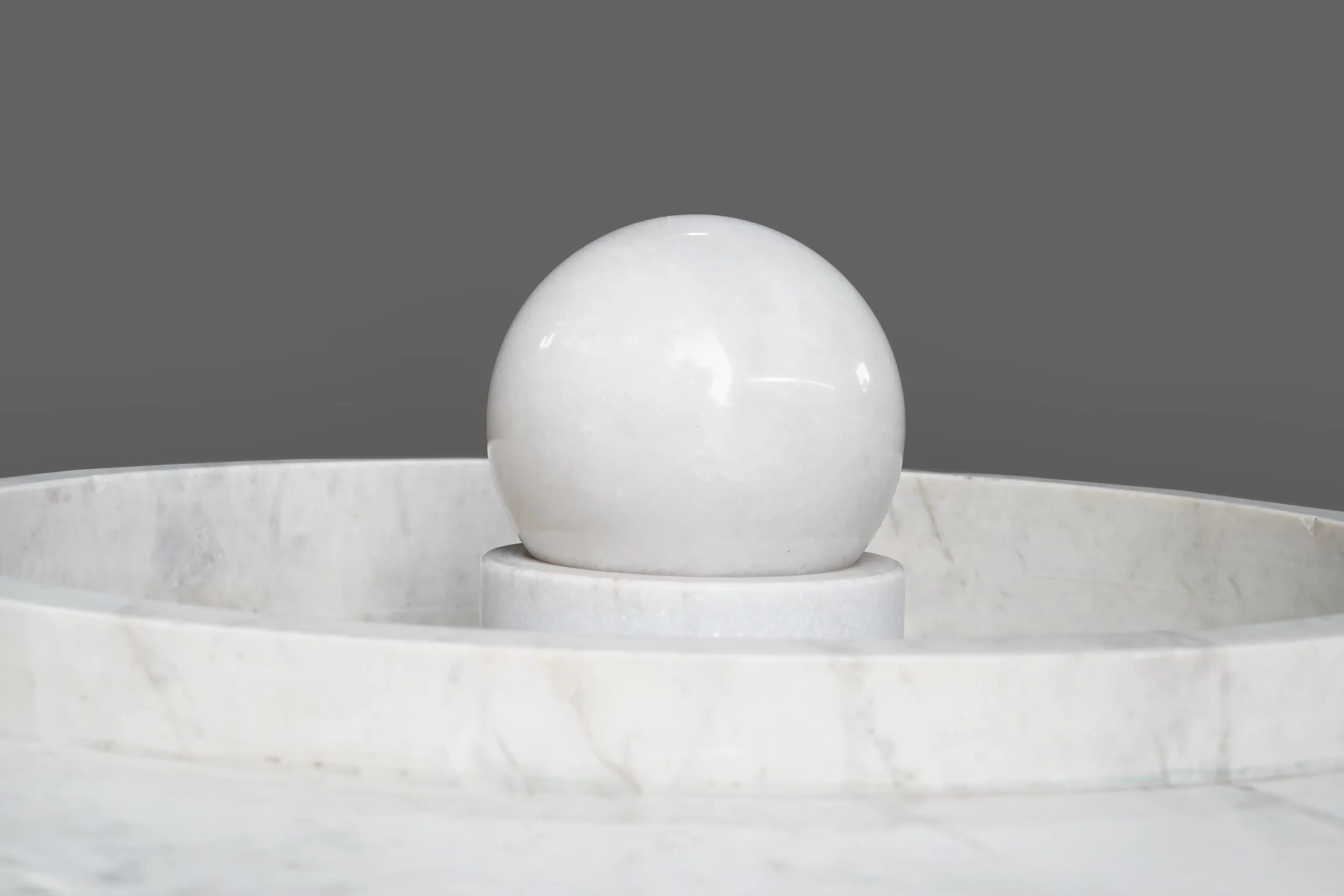 Lotus White Marble Fountain Universal Exports Jodhpur