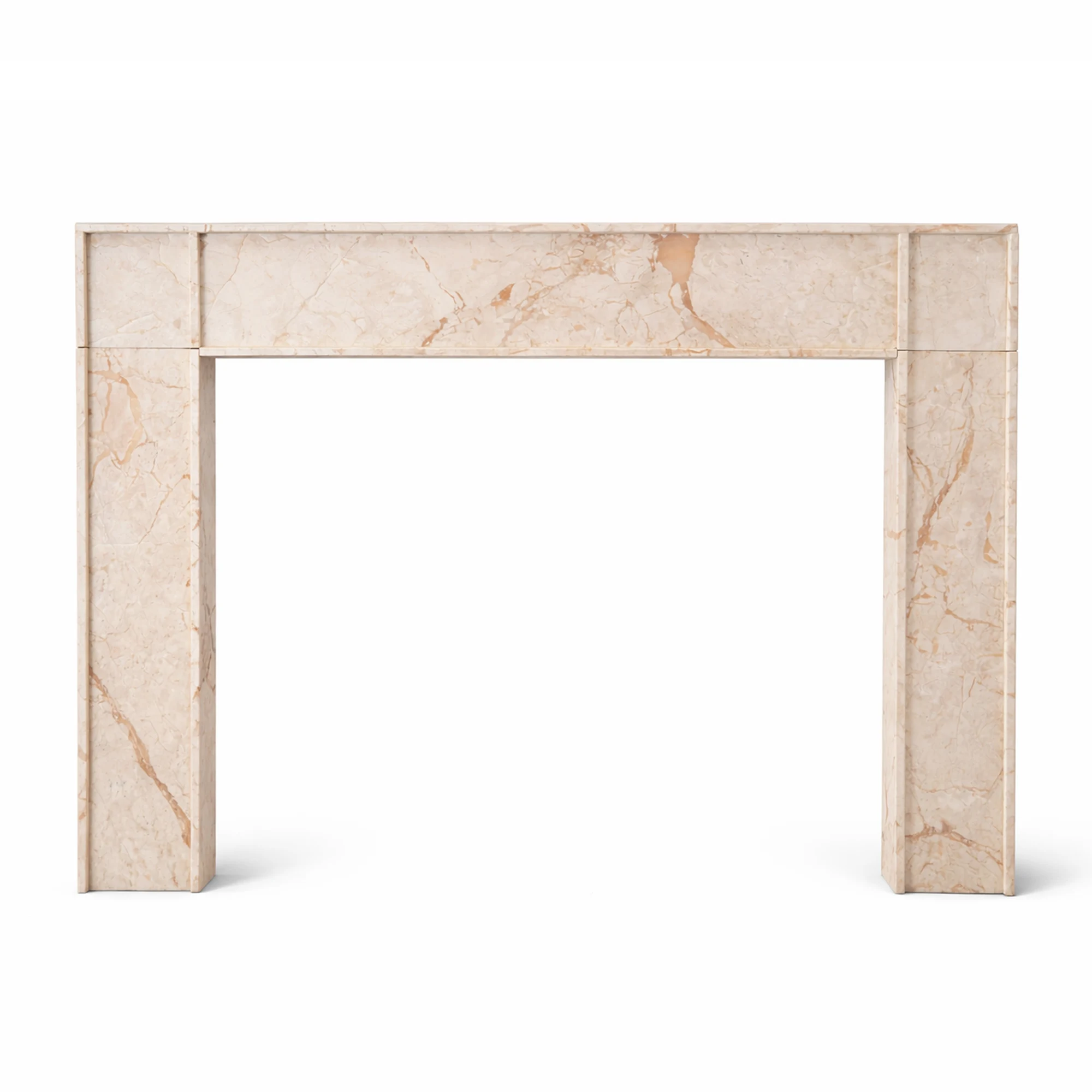 Blush Vein Breccia Marble Fireplace Mantel Surround Universal Exports