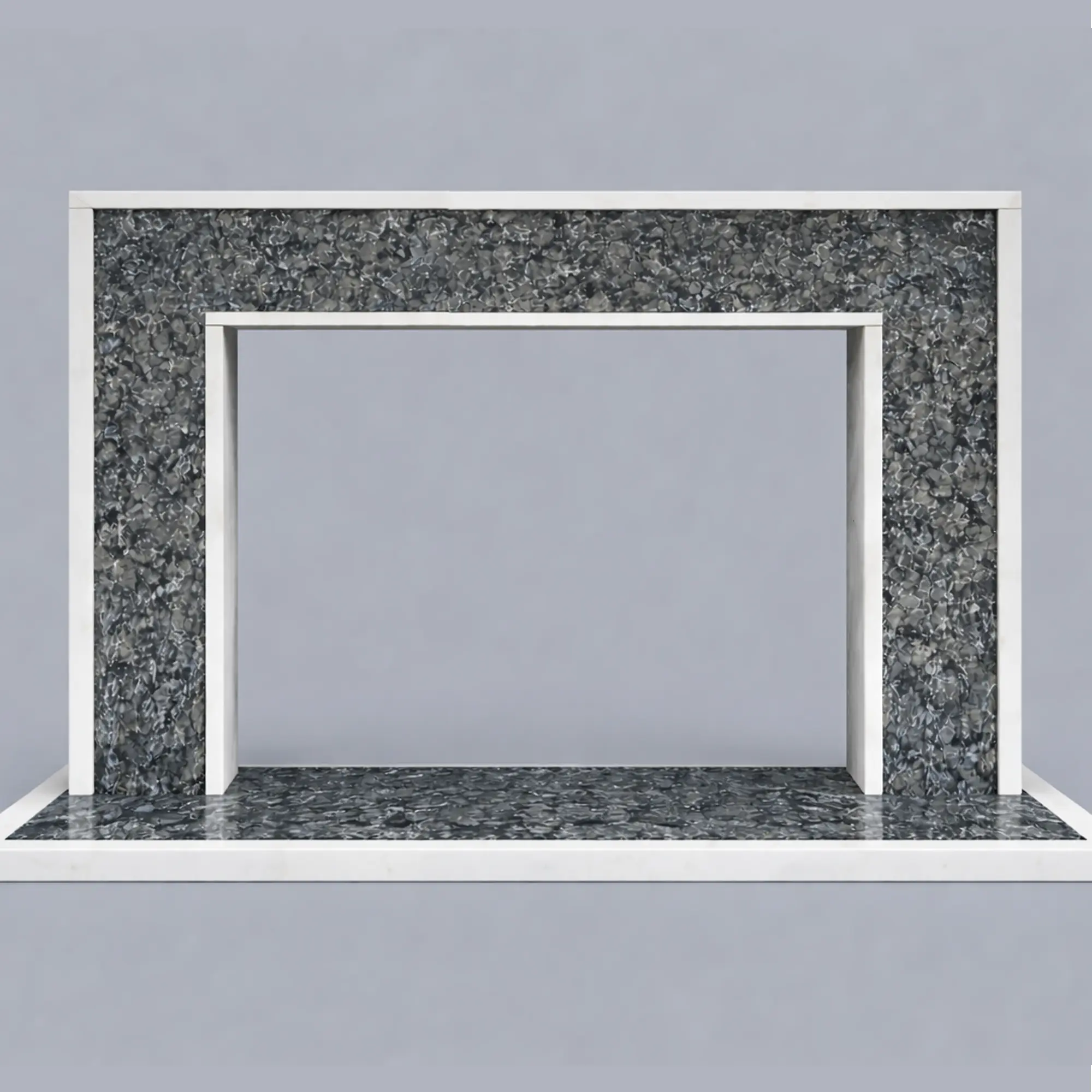 Snow Leopard Fireplace Mantel Surround Universal Exports Jodhpur